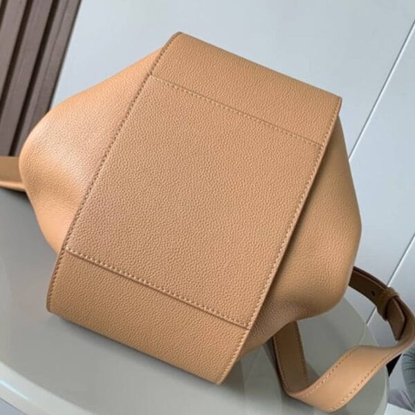 Loewe Small Hammock bag in soft grained calfskin Khaki - Image 5