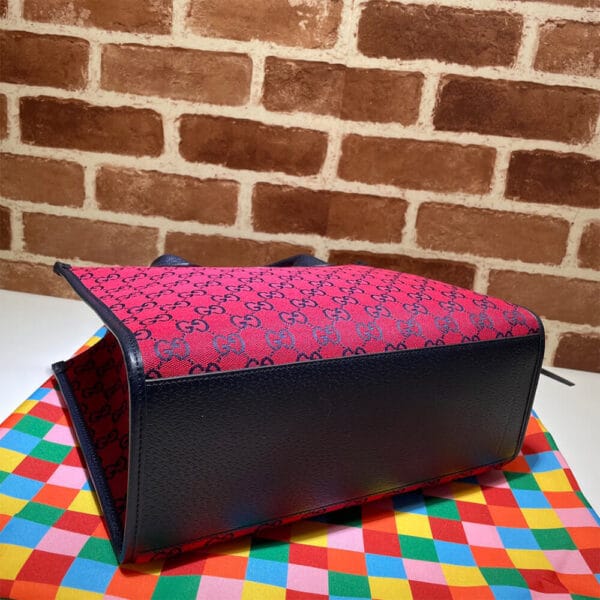 GG Multicolour small tote bag Pink - Image 5