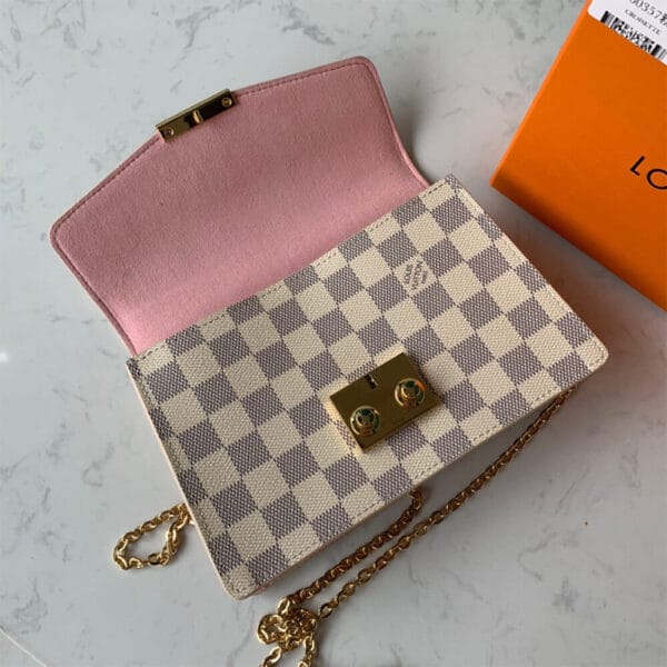 Louis Vuitton CROISETTE CHAIN WALLET Beige - Image 7