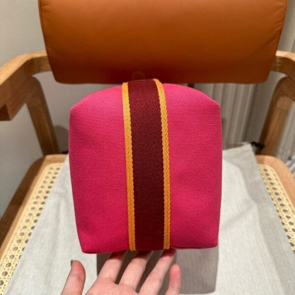 Hermes toiletery bag Red - Image 3