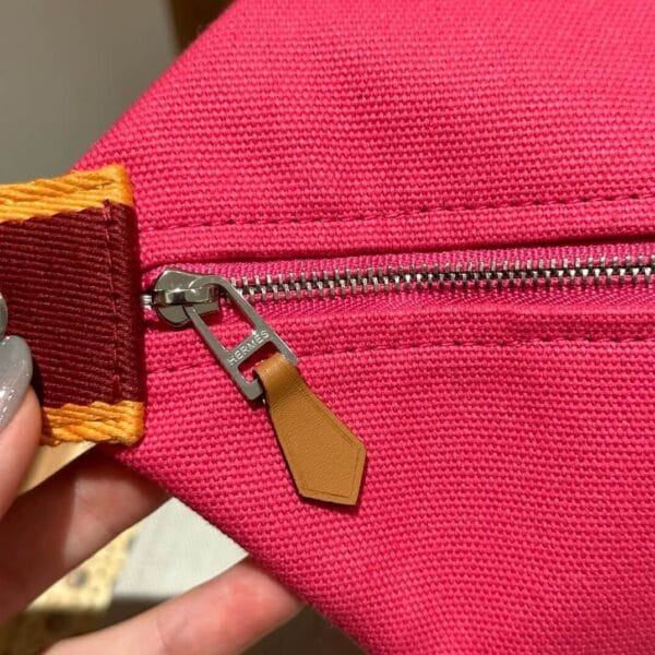 Hermes toiletery bag Red - Image 7