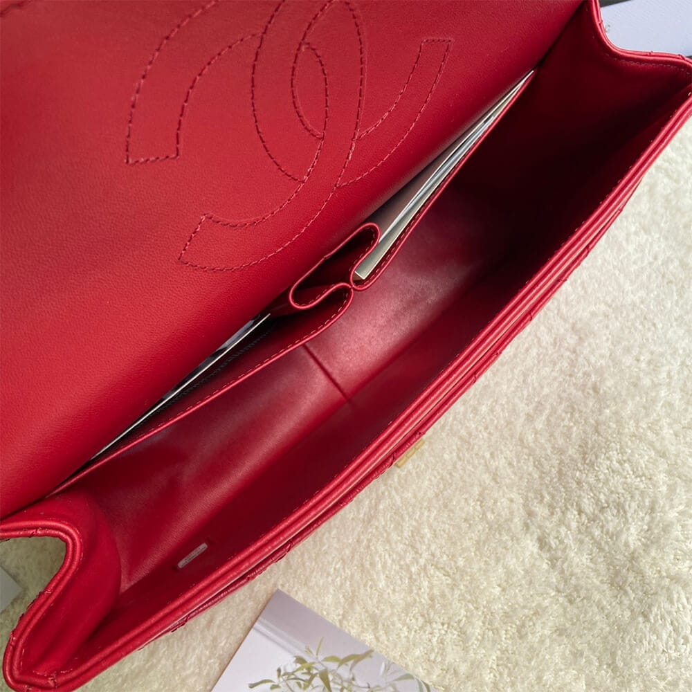 CHANEL LARGE 2.55 HANDBAG”High-end grade” Khaki - Image 8