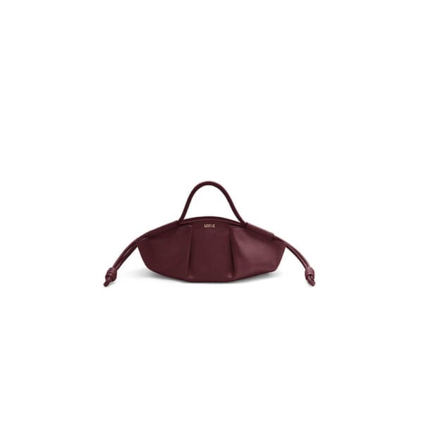 Loewe Small Paseo bag in shiny nappa calfskin(high-end grade) Red