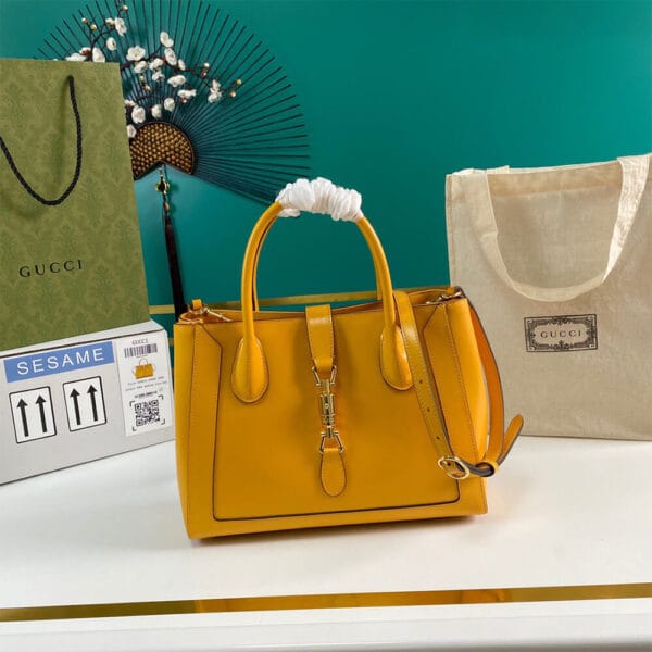 GG Jackie 1961 medium tote bag Yellow - Image 2