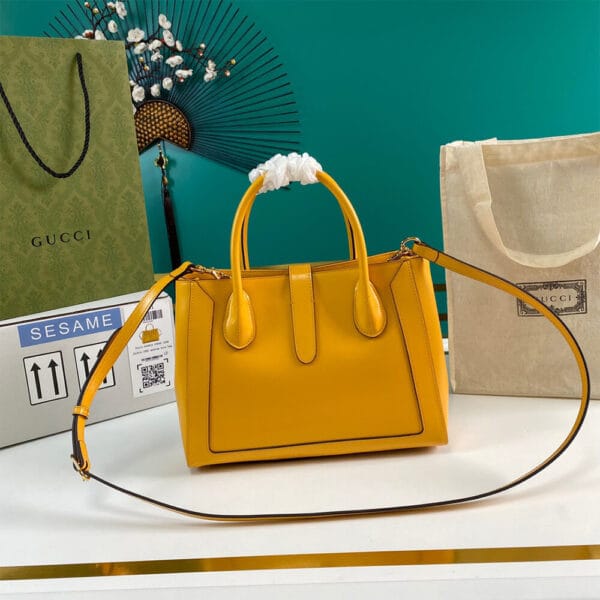 GG Jackie 1961 medium tote bag Yellow - Image 4