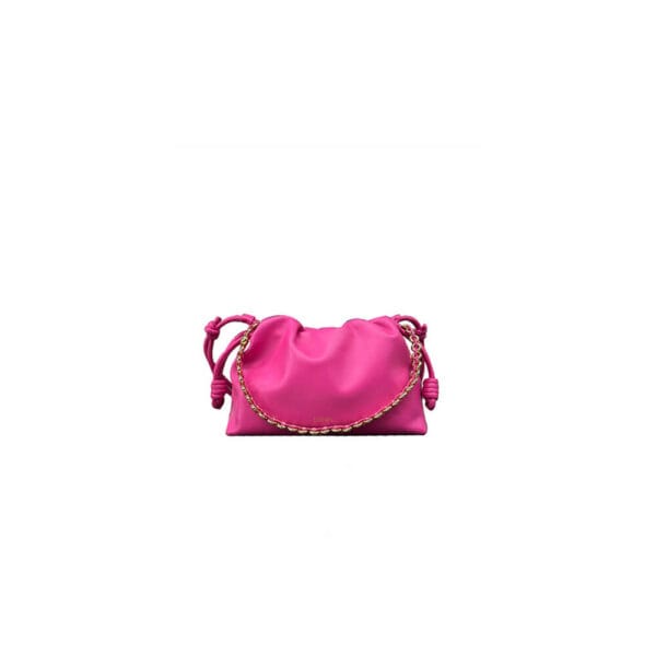 Loewe Medium Flamenco purse in mellow nappa lambskin Pink