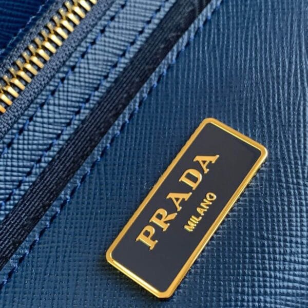 Large Prada Galleria Saffiano leather bag Dark Olive - Image 7