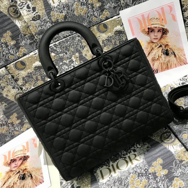 DIOR LARGE LADY DIOR BAG black - Image 2