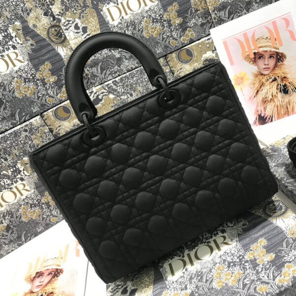 DIOR LARGE LADY DIOR BAG black - Image 3