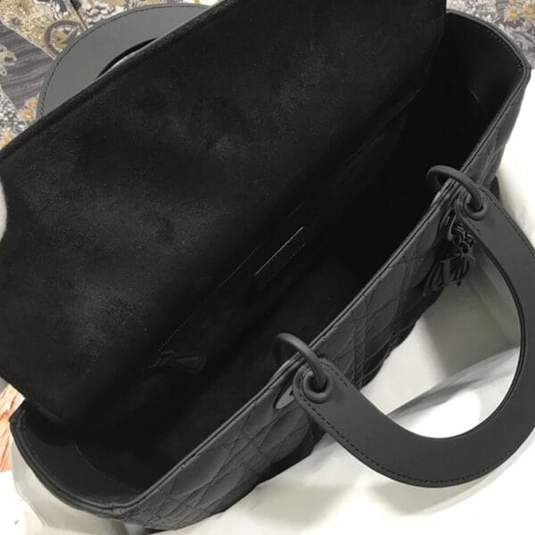 DIOR LARGE LADY DIOR BAG black - Image 8