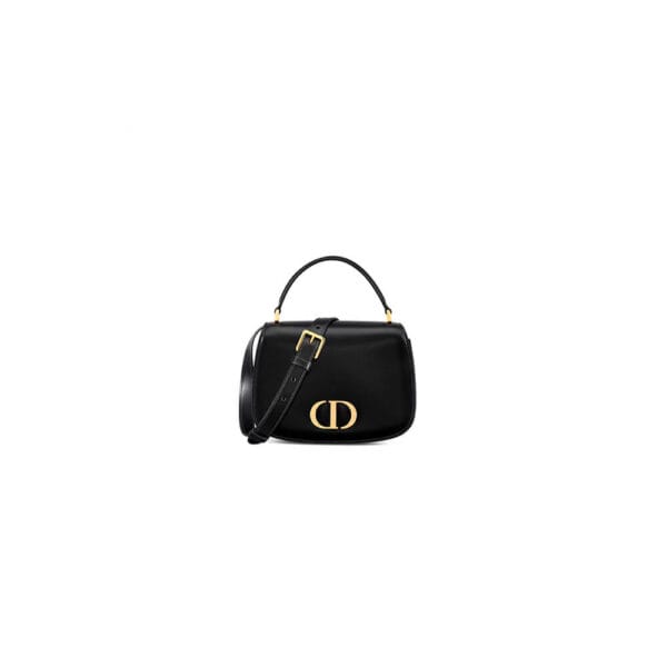 Dior Medium 30 Montaigne Avenue Top Handle Bag black