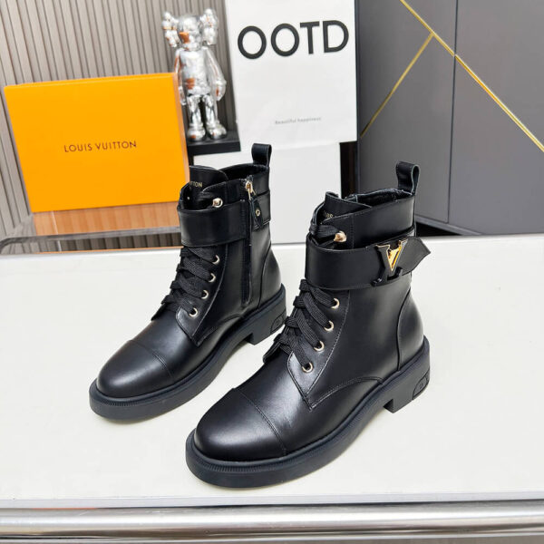 LV Citizen Flat Ranger Boot black - Image 3