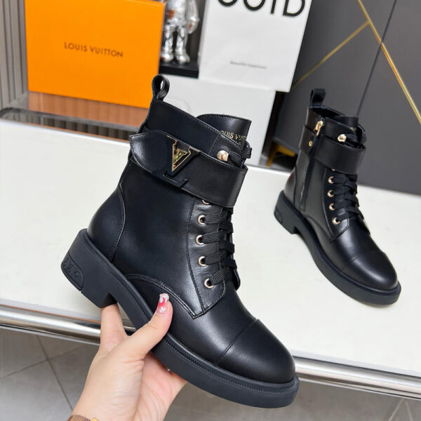 LV Citizen Flat Ranger Boot black - Image 6