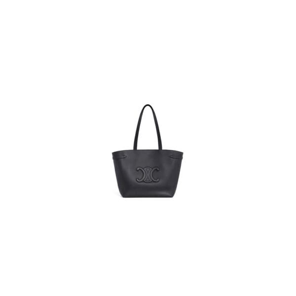 CELINE CABAS ANAÏS Medium bag in grained calfskin black