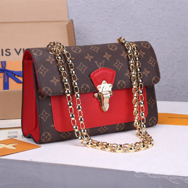LV Victoire Handbag Red - Image 3