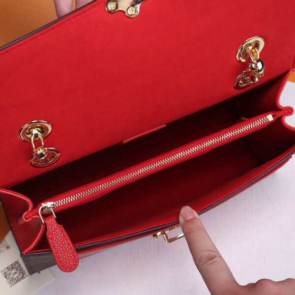 LV Victoire Handbag Red - Image 6