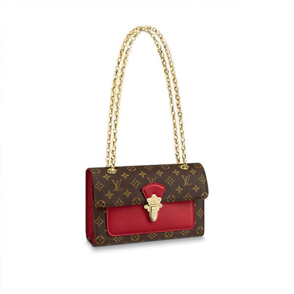 LV Victoire Handbag Red