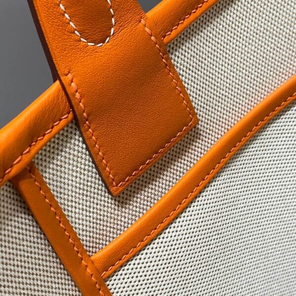 Hermes Steeple 28 bag(high-end grade) Lake Blue - Image 6