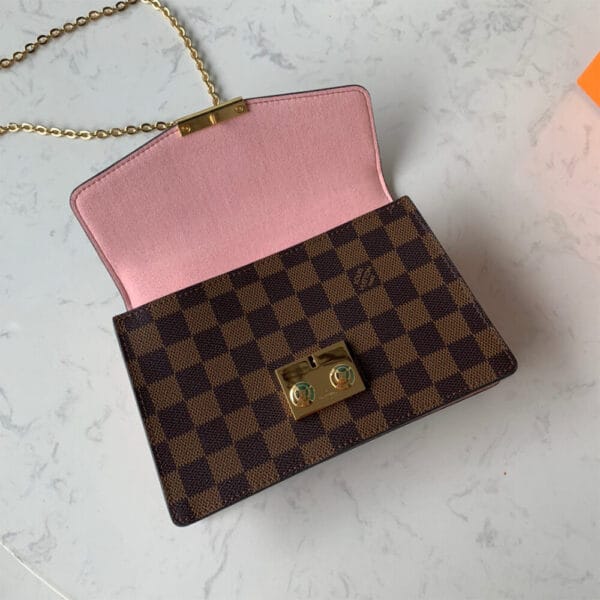 Louis Vuitton CROISETTE CHAIN WALLET Beige - Image 7