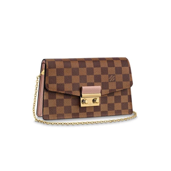 Louis Vuitton CROISETTE CHAIN WALLET Beige