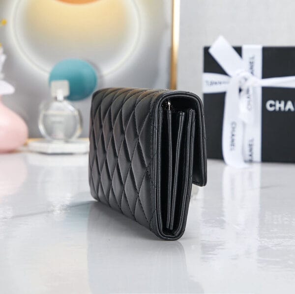 Chanel classic long wallet black - Image 3