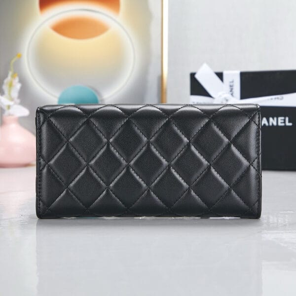 Chanel classic long wallet black - Image 4