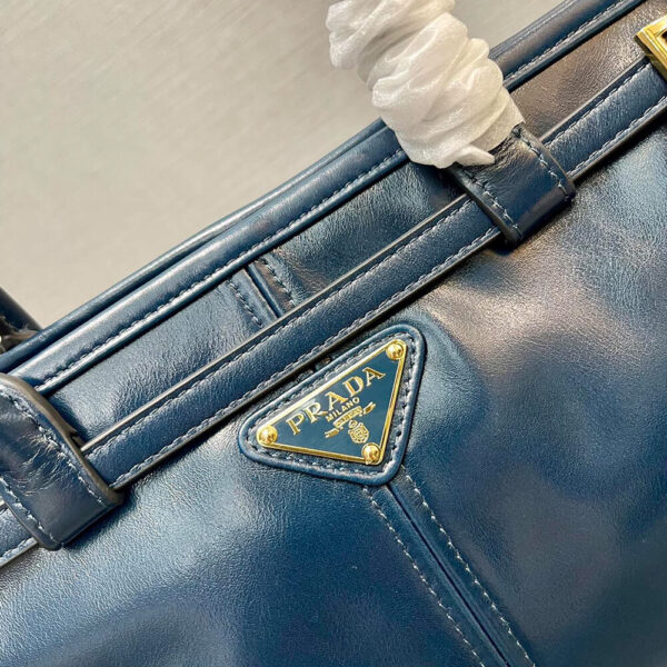Prada Medium leather handbag(high-end grade) Dark Olive - Image 6
