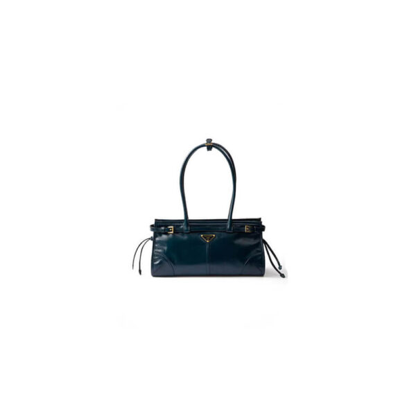 Prada Medium leather handbag(high-end grade) Dark Olive