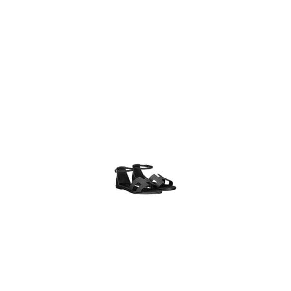 Hermès Santorini Sandals black
