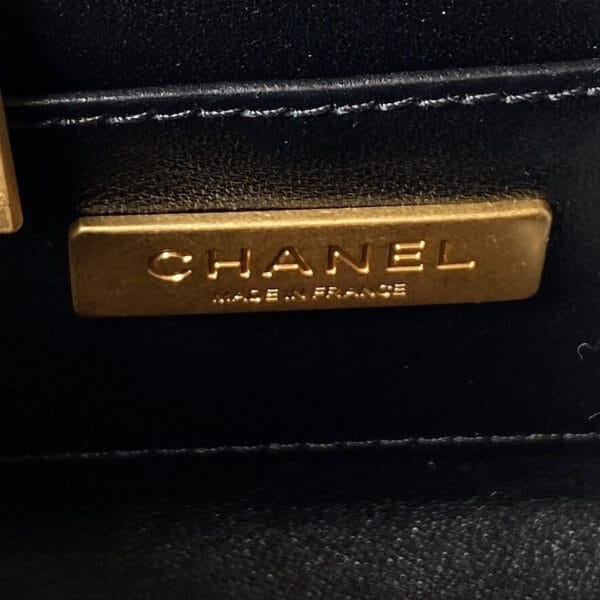 Chanel 23S handle cosmetic bag(high-end grade) black - Image 7