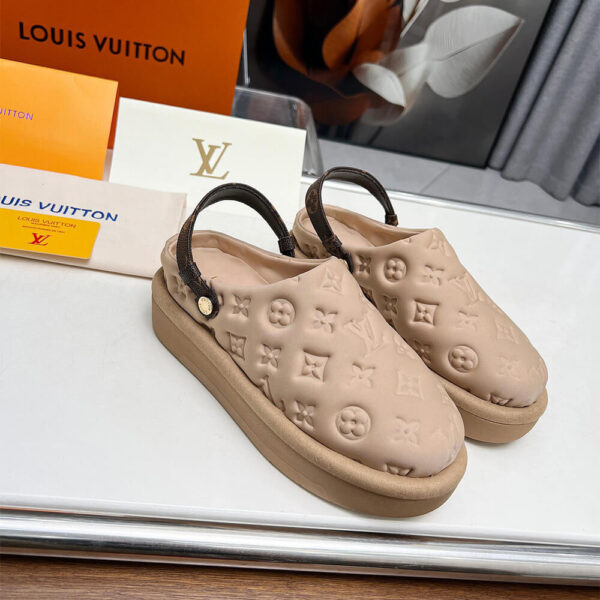 LV Aspen Platform Clog Beige - Image 2