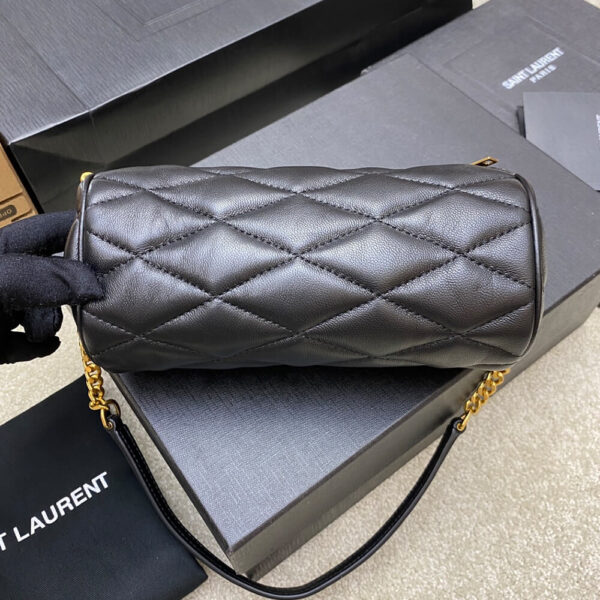 YSL SADE MINI TUBE BAG IN QUILTED LAMBSKIN black - Image 4