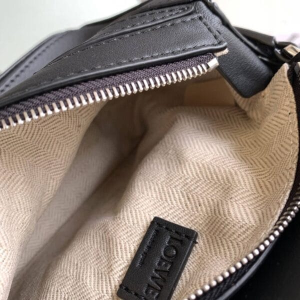 LOEWE Mini Puzzle bag in classic calfskin black - Image 8