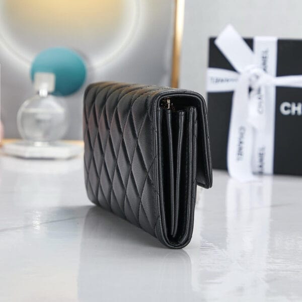Chanel classic long wallet black - Image 3