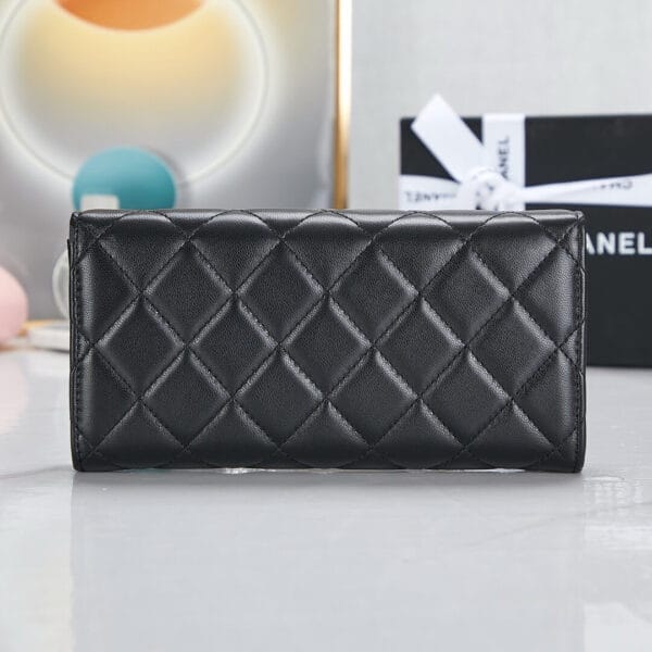 Chanel classic long wallet black - Image 4