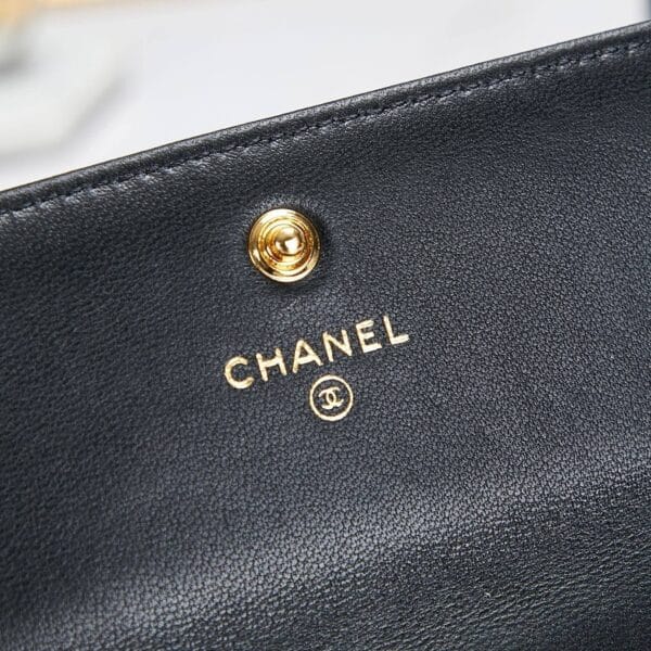 Chanel classic long wallet black - Image 7