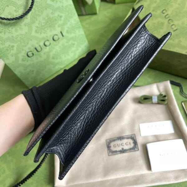 GG Marmont chain wallet black - Image 5
