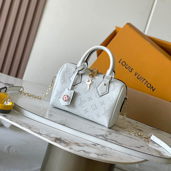 LV Speedy Bandoulière 20(high-end grade) White - Image 2