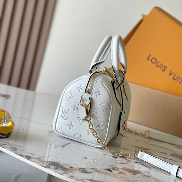 LV Speedy Bandoulière 20(high-end grade) White - Image 3