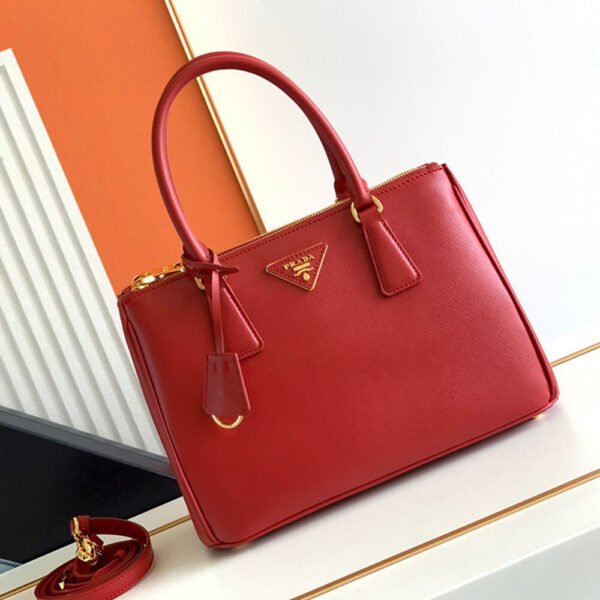 Medium Prada Galleria Saffiano leather bag Red - Image 2