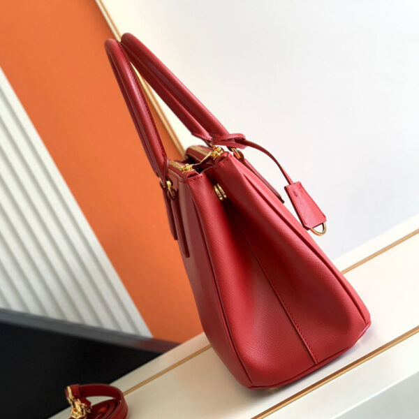 Medium Prada Galleria Saffiano leather bag Red - Image 3