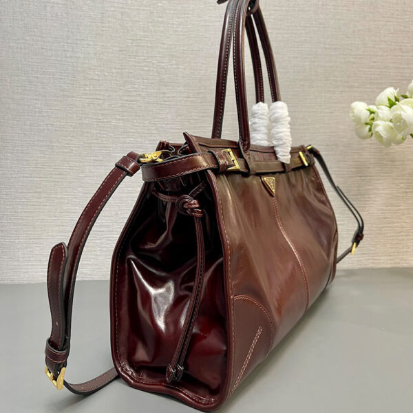 Prada Large leather handbag(high-end grade) Red - Image 3