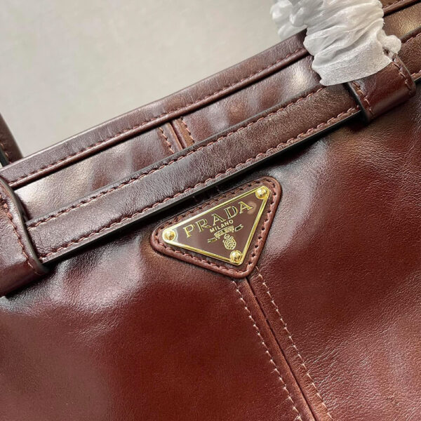 Prada Large leather handbag(high-end grade) Red - Image 6