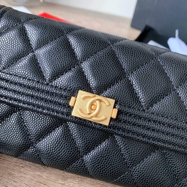 Chanel classic long wallet black - Image 6