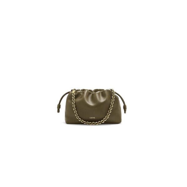 Loewe Medium Flamenco purse in mellow nappa lambskin black