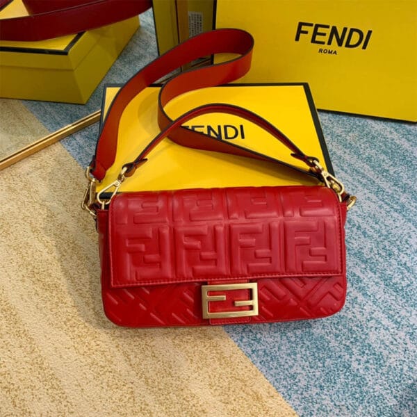 Fendi Baguette Red - Image 2