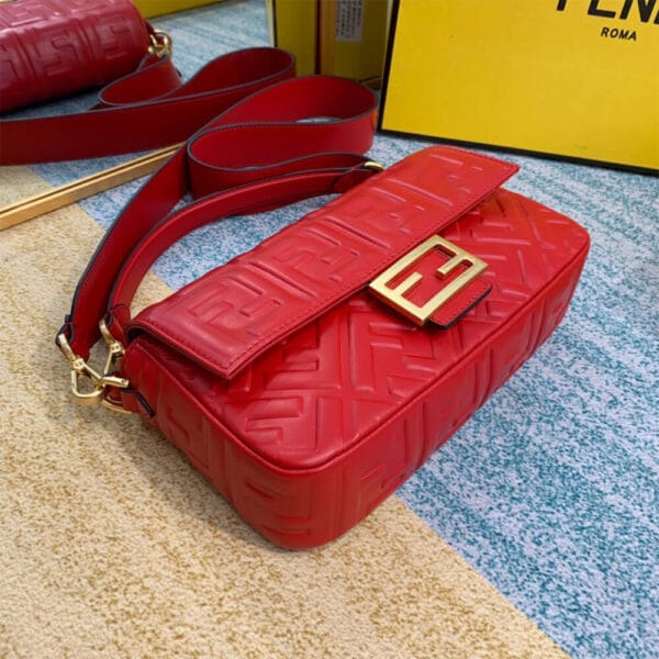 Fendi Baguette Red - Image 4