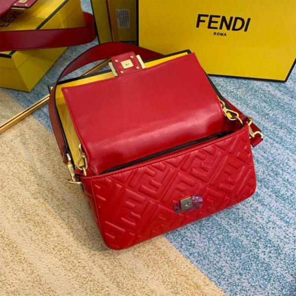 Fendi Baguette Red - Image 6