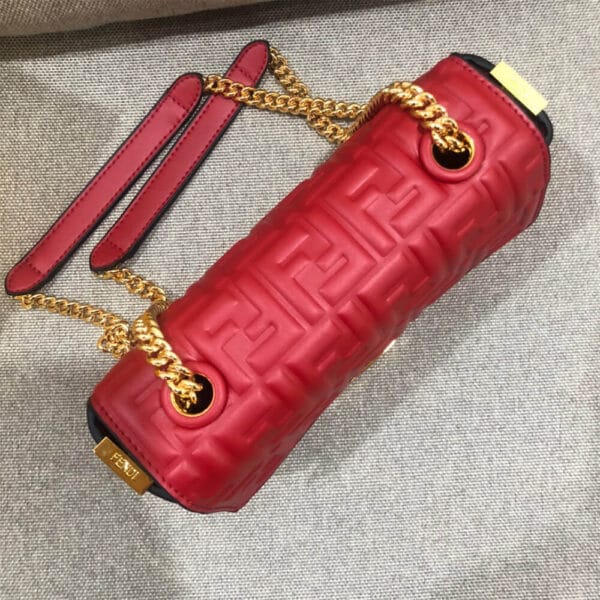 Fendi Baguette Chain Midi Khaki - Image 4
