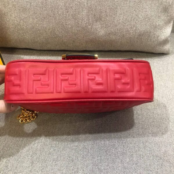 Fendi Baguette Chain Midi Khaki - Image 5